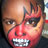 Red Meanie Face Painting