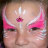 Pink Princess Face Painting
