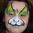 Green Kitty Face Painting