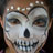 Skull Princess Face Painting