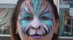 Exotic Tiger Face Painting